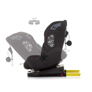 CHIPOLINO AUTOSJEDALICA X FACTOR I-SIZE 40-150CM ISOFIX 360 OBSIDIAN STKXF0241OB 