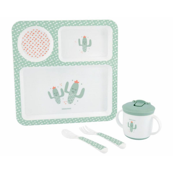 KIKKA_BOO SET ZA HRANJENJE CACTUS MINT 31302040090 