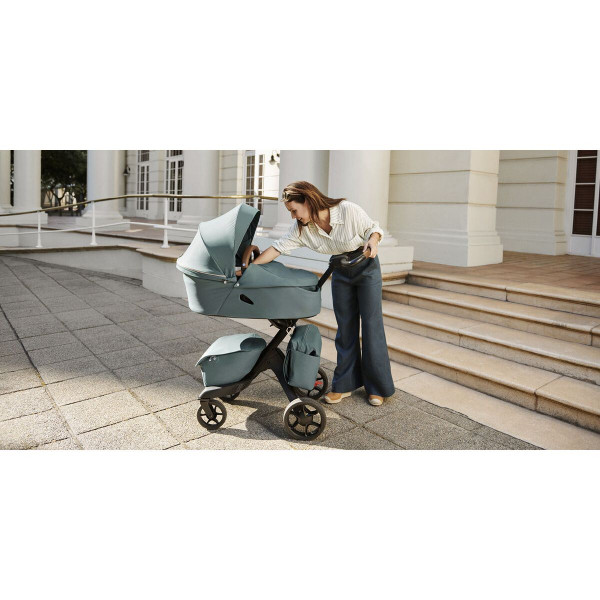 Stokke XPLORY KOLICA X COOL TEAL + KORPA XPLORY COOL TEAL 