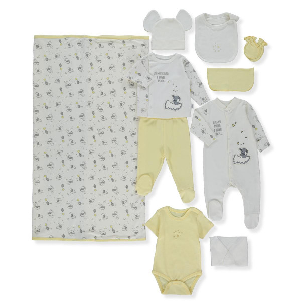 BEBETTO BEBI SET Z893 YELLOW 0-3M/62CM 