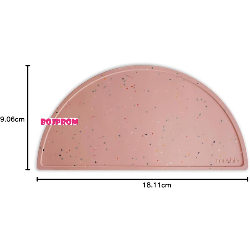 MUSHIE SILIKONSKI PODMETAC PINK CONFETTI 2370249 