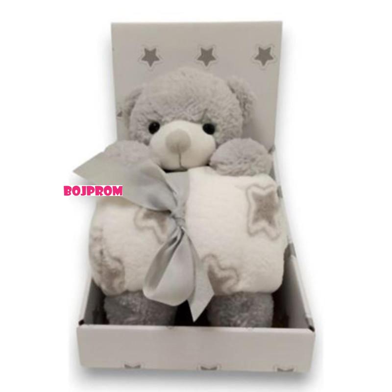 INFUNBEBE SET IGRACKA SA DEKOM BEAR 20TB0159 GREY 