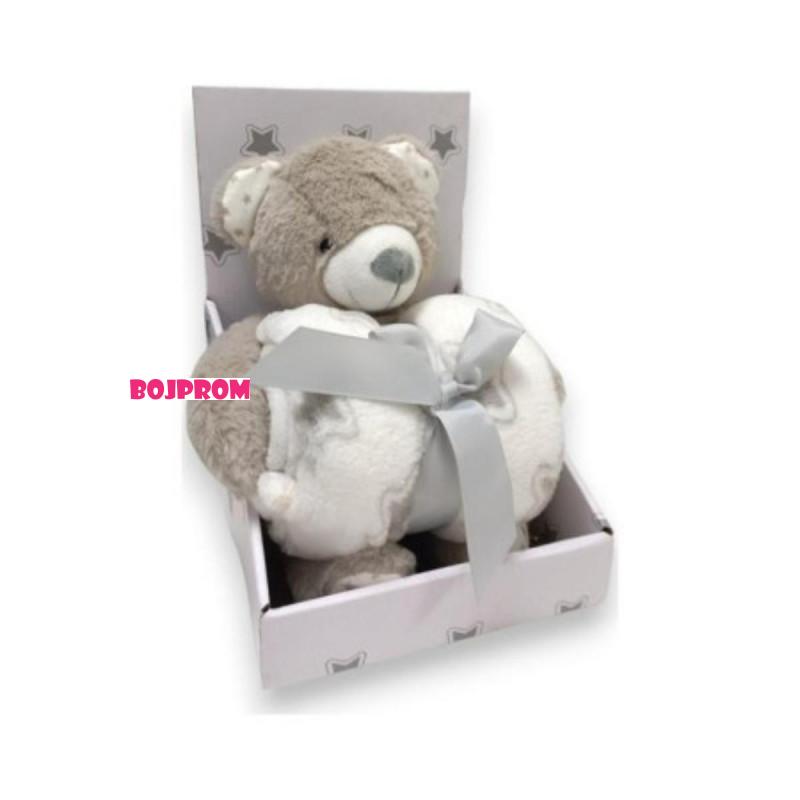 INFUNBEBE SET IGRACKA SA DEKOM BEAR PT23518 GREY 