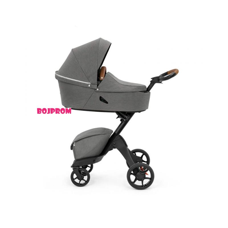 STOKKE XPLORY KOLICA MODERN GREY I KORPA MODERN GREY 