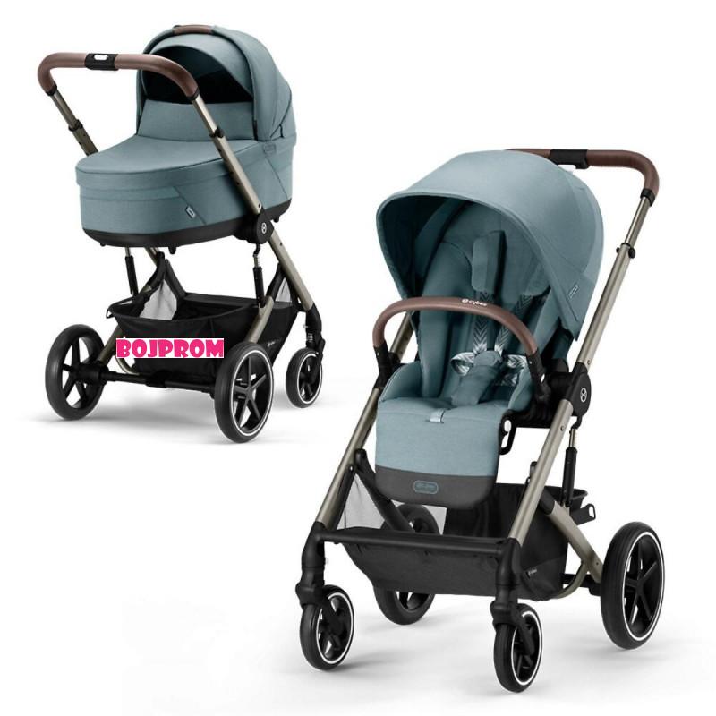 CYBEX KOLICA BALIOS 2U1 STORMY BLUE LIGHT 