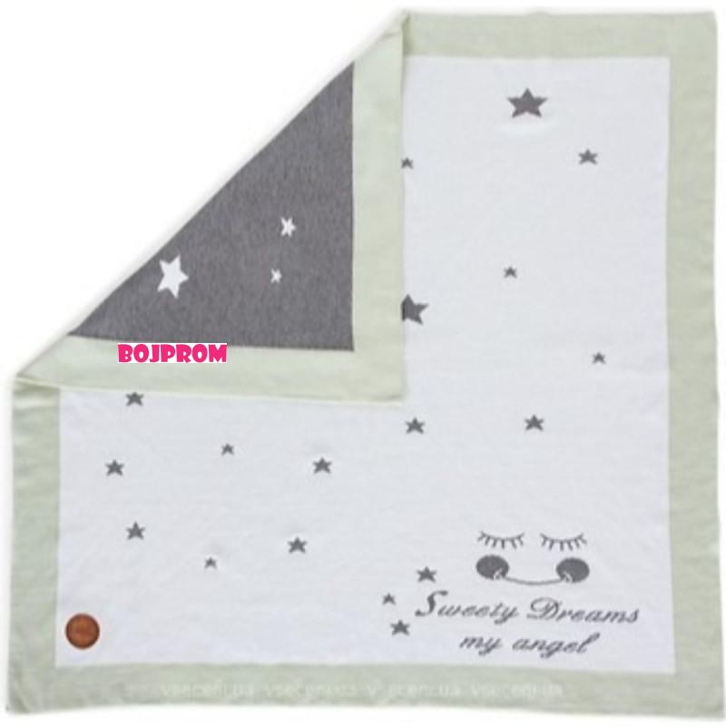 CEBA_BABY BEBI PREKRIVAC STARS MINT W-812-107-152-1