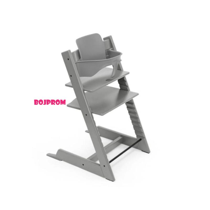 STOKKE STOLICA ZA HRANJENJE TRIPP TRAPP STORM GREY 100125 