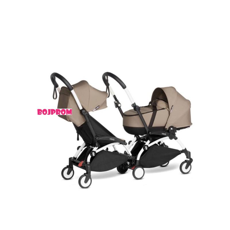 STOKKE YOYO2 KONEKTORI ZA DUPLA KOLICA WHITE 595201 