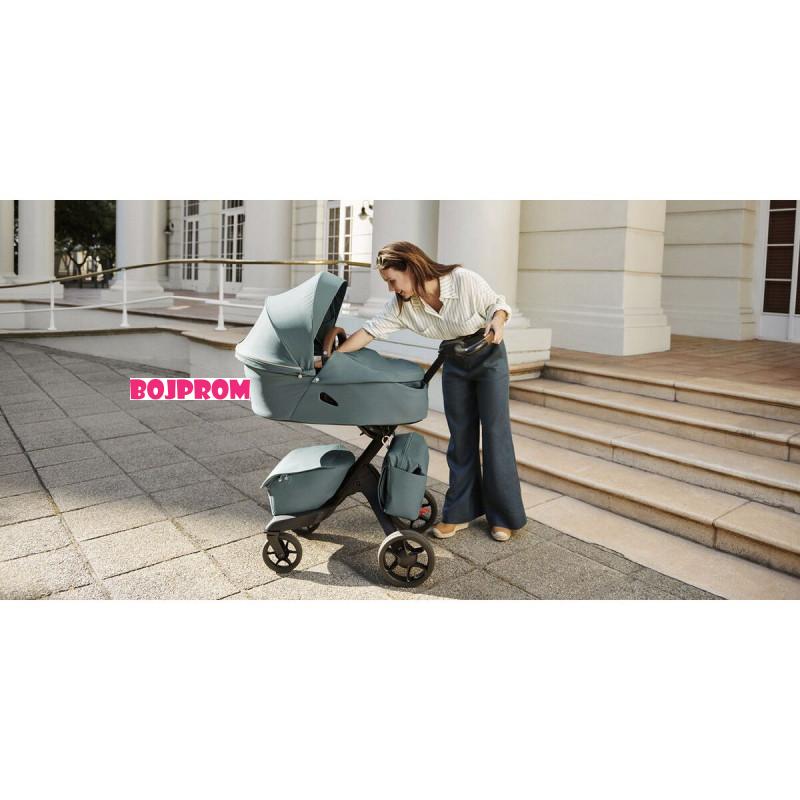 Stokke XPLORY KOLICA X COOL TEAL + KORPA XPLORY COOL TEAL 