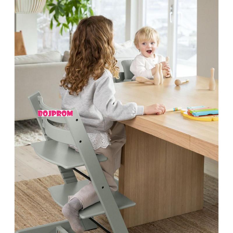 STOKKE STOLICA ZA HRANJENJE TRIPP TRAPP GLACIER GREEN 100139 