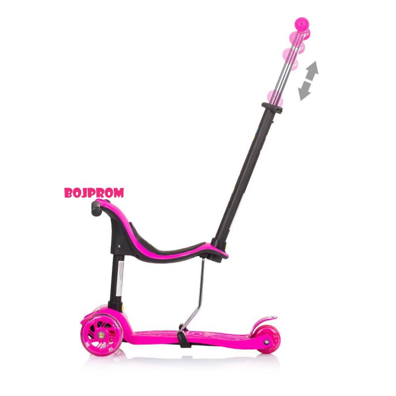 CHIPOLINO TROTINET MULTI PLUS WITH HANDLE PINK DSMUL0233PI 