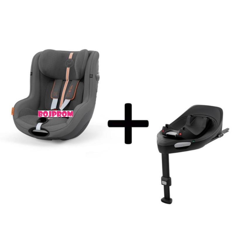 Cybex AUTOSJEDALICA SIRONA G I-SIZE PLUS LAVA GREY + Cybex BAZA G ZA AUTOSJEDALICU Cloud™ G 